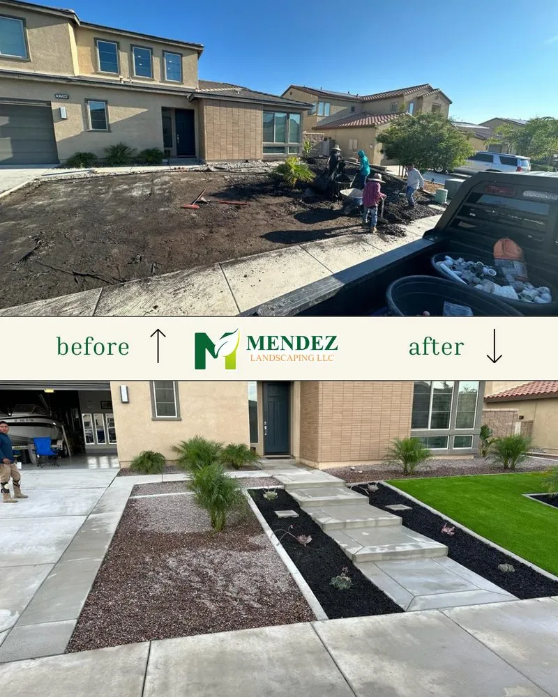 Custom landscape design for homes in Wildomar, CA by Méndez Landscaping