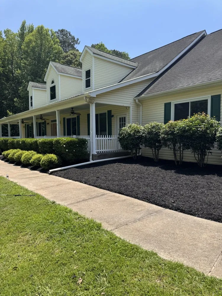 Custom landscape design for residential properties in Brooks, GA by MNK In And Out Solutions