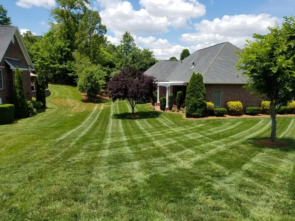 Local landscape installation for residential properties in Taylorsville, NC by Mo Rite Lawn Services