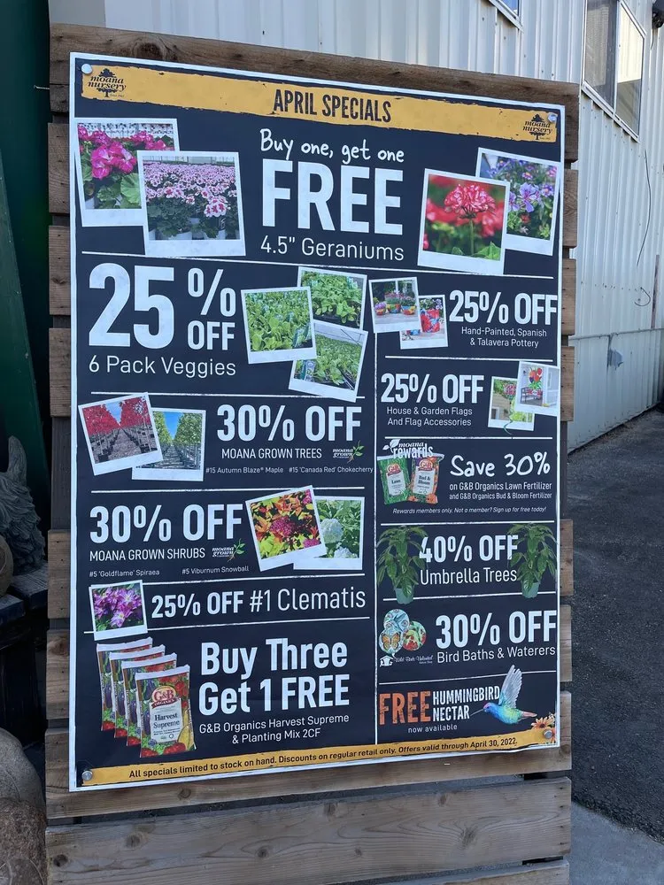 Local landscaping services in South Reno, NV - Moana Nursery