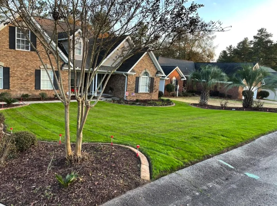 Professional yard maintenance in Augusta, GA by Mobley Irrigation Landscape Construction