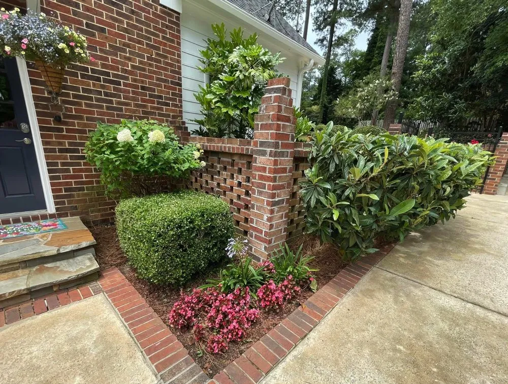 Custom yard cleanup service for homes in Augusta, GA by Mobley Irrigation Landscape Construction