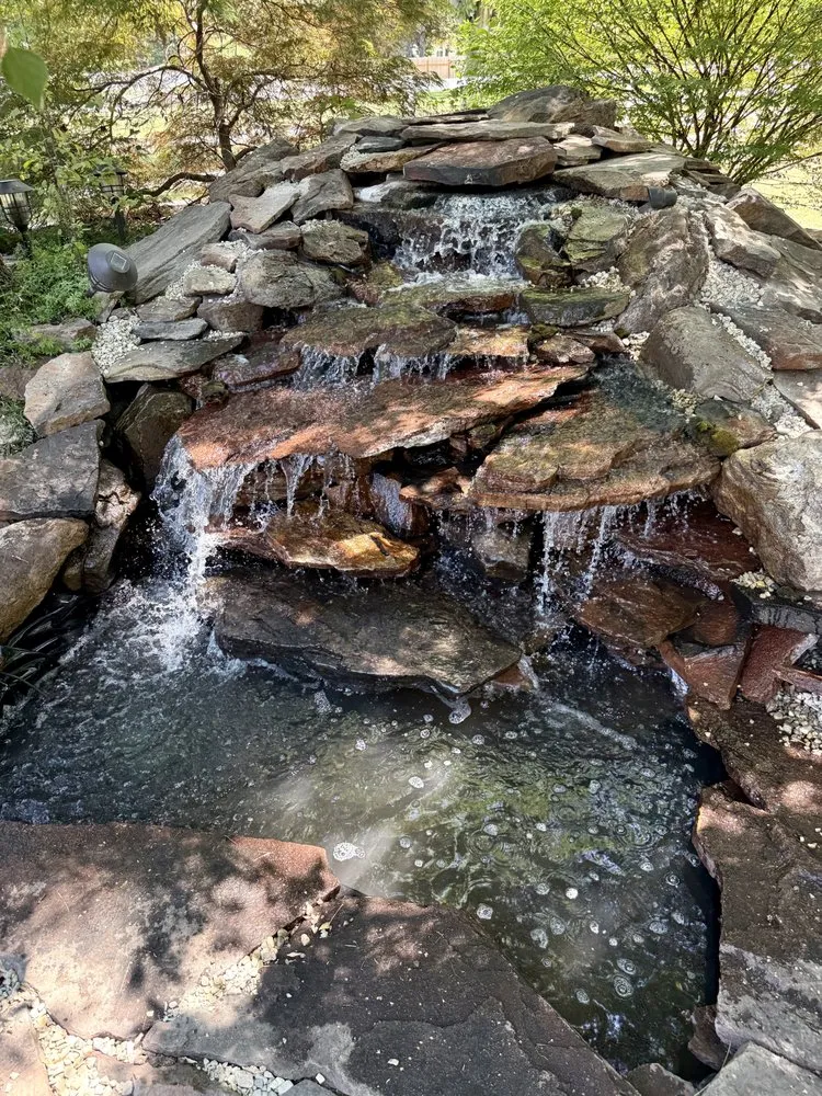 Custom landscape installation in Boise, ID by Modern Aqua