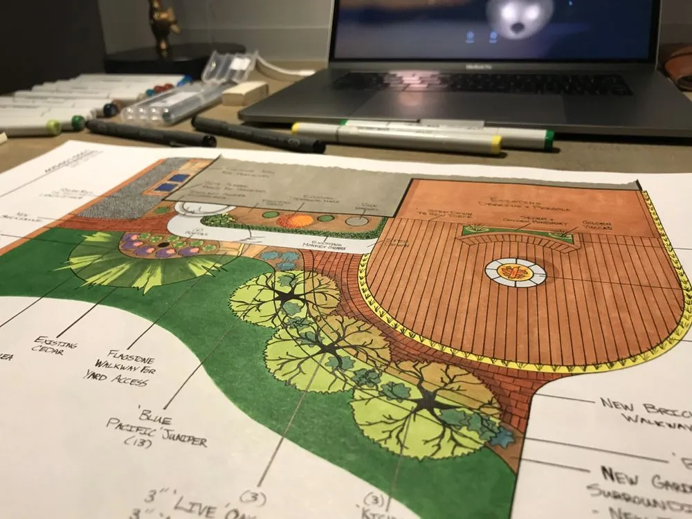 Affordable garden landscaping in Oklahoma City, OK by Modern Environment