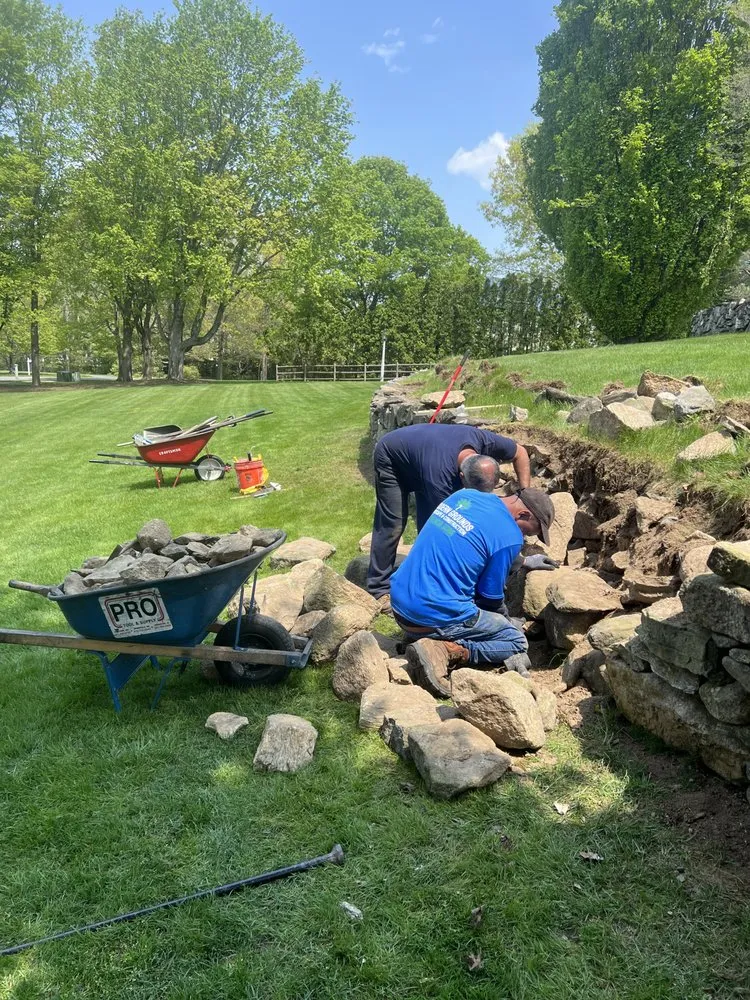 Professional garden landscaping in Marlborough, MA by Modern Grounds Landscape & Hardscape