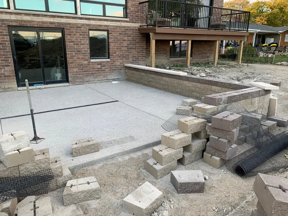 Local landscape installation in St Clair Shore, MI by Modern Landscape & Property Maintanence