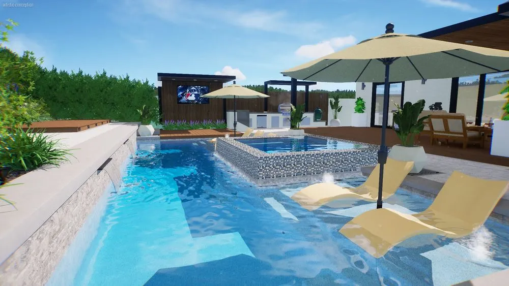 Local garden landscaping for residential properties in Santa Clarita, CA by Modern Landscape Development