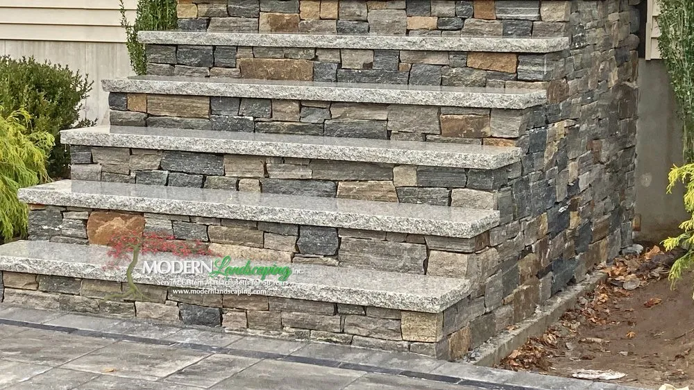 Custom residential landscaping for residential properties across North Easton, MA - Modern Landscaping