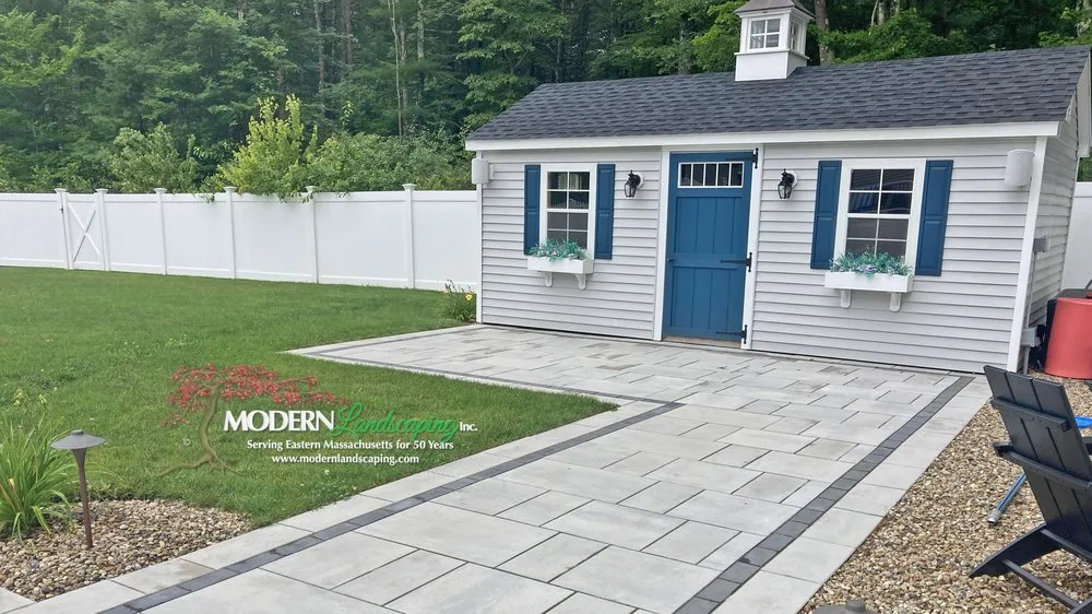 Professional outdoor landscaping in North Easton, MA - Modern Landscaping