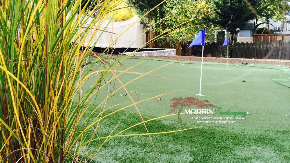 Custom landscape design in North Easton, MA - Modern Landscaping