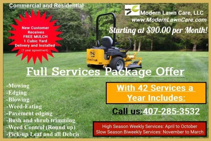 Trusted residential landscaping in Winter Park, FL by Modern Lawn Care