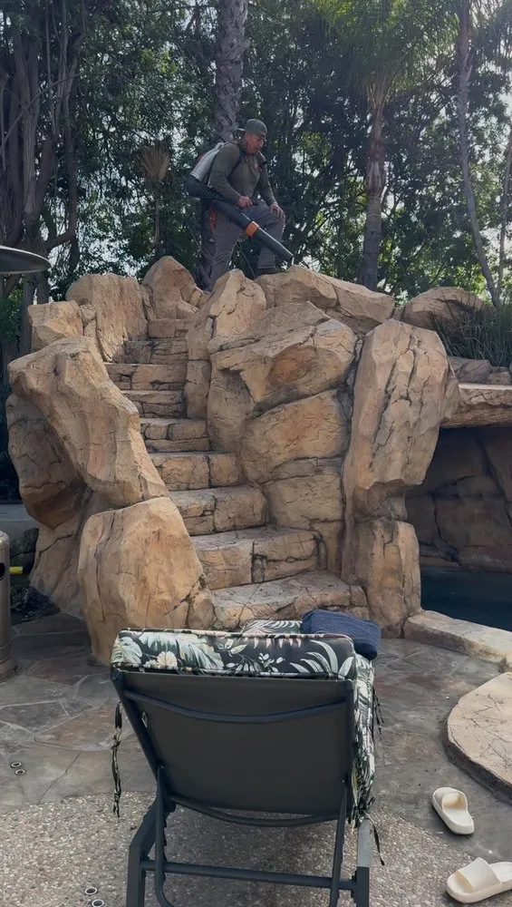 Local landscape installation with custom design in Costa Mesa, CA by Modern Lawns