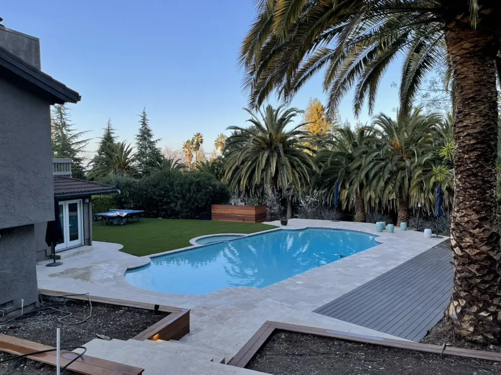 Local yard cleanup service with custom design in East Palo Alto, CA by Modern Paving Landscaping