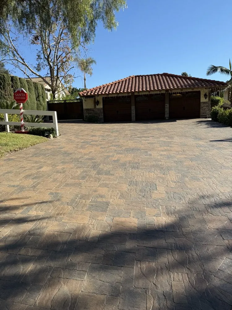 Professional lawn mowing service for outdoor upgrades in Rancho Cucamonga, CA by Modern Paving