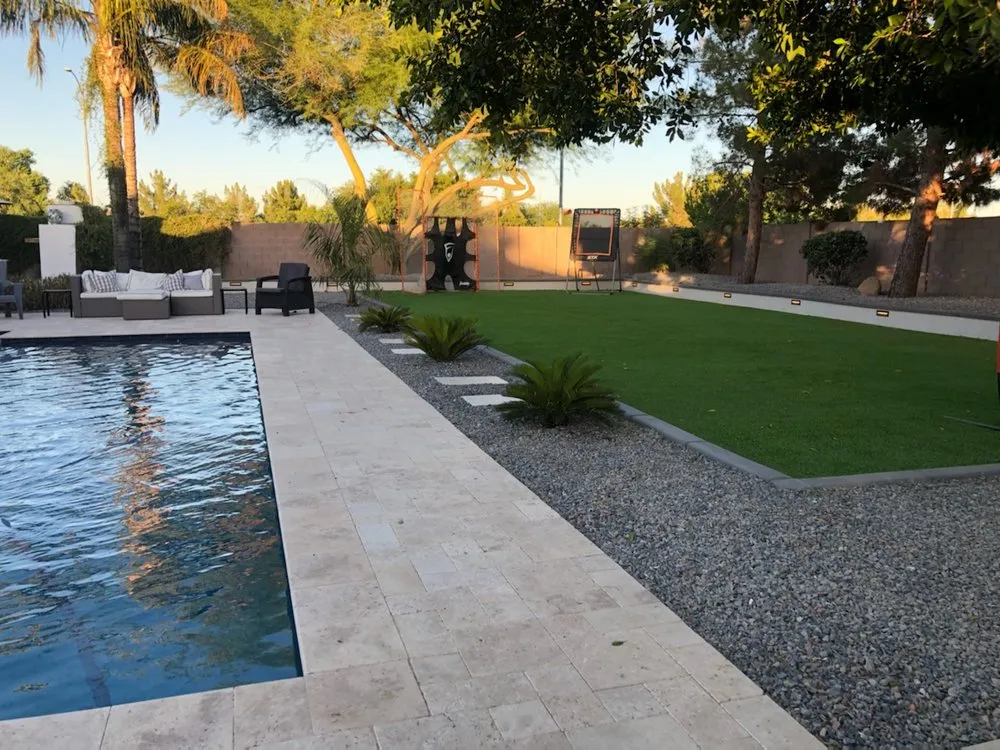 Custom landscaping services for year-round maintenance across Glendale, AZ - Modern Property Solutions