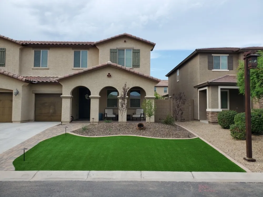 Custom landscape installation in Glendale, AZ - Modern Property Solutions