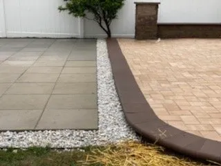 Custom landscape installation in Piscataway, NJ by Modern Upgrade