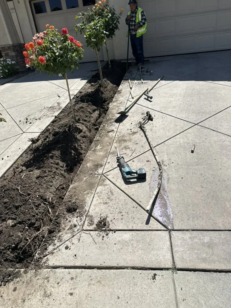 Custom residential landscaping for residential properties across Lathrop, CA - Modesto Stone landscape