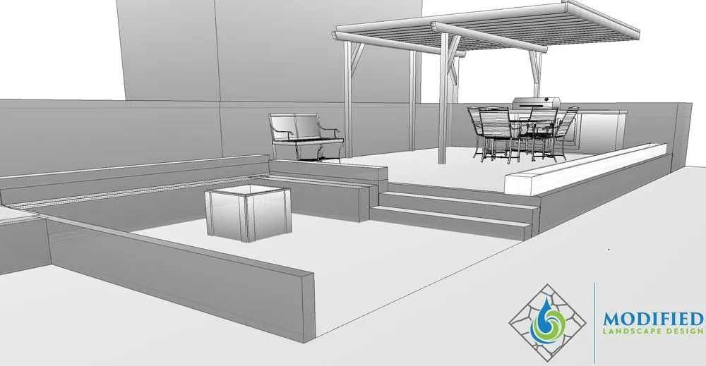 Custom garden landscaping in San Carlos, CA by Modified Landscape Design