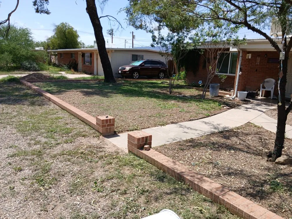 Expert outdoor landscaping with custom design across Tucson, AZ - Moe, Blow and GO