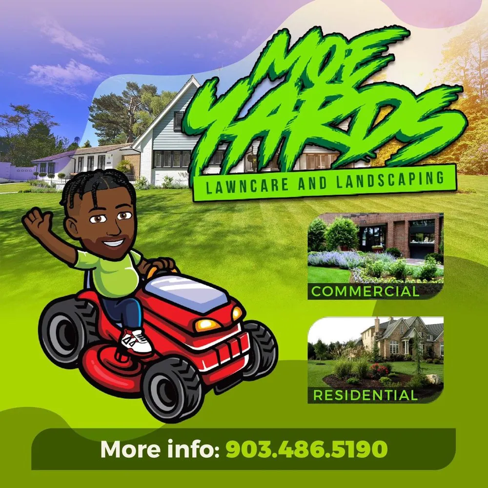 Local landscape installation with custom design in Powderly, TX by Moe Yards