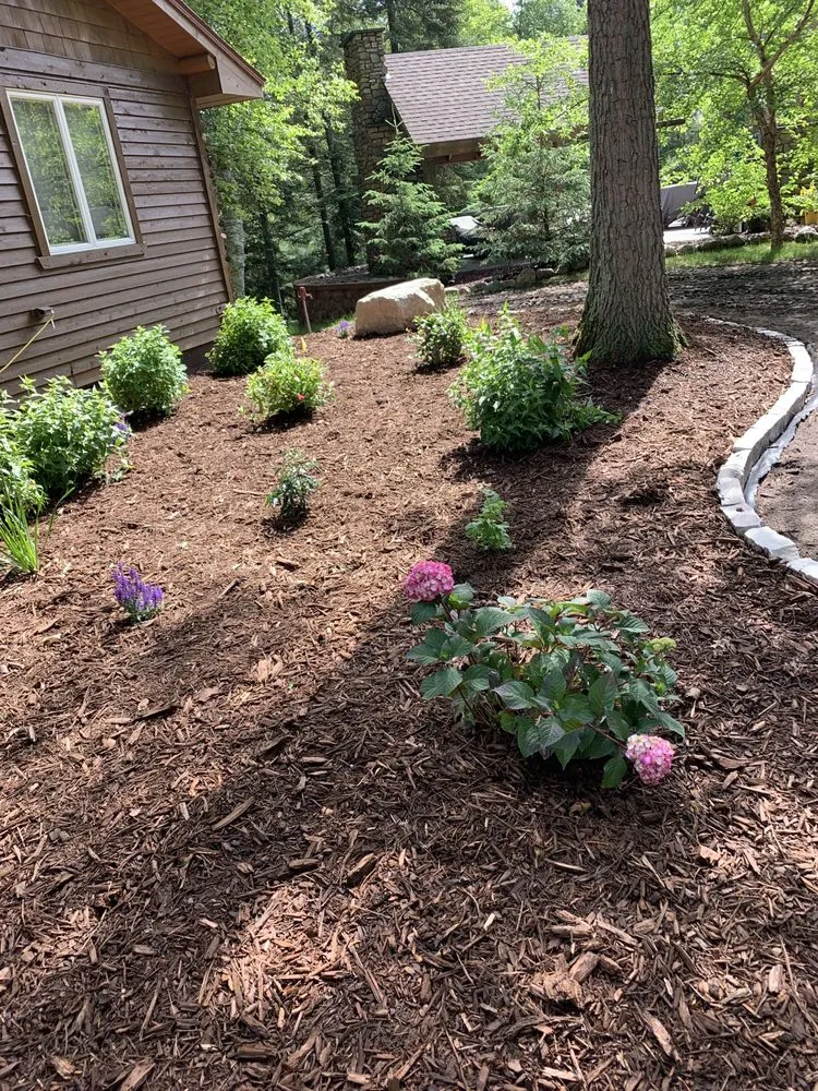 Affordable garden landscaping for homes in Pequot Lakes, MN by Moe's Contracting & Landscaping