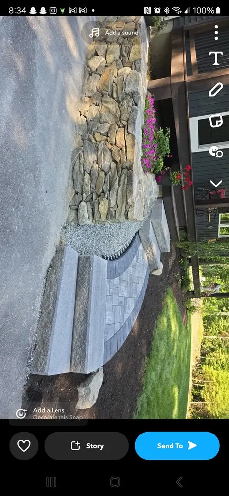 Professional landscape installation for residential properties in Cumberland, RI by Mohr Landscape