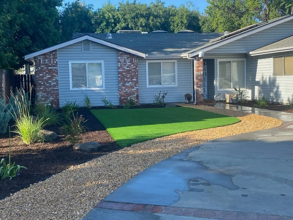 Affordable landscape installation in Tulare, CA - Moises Lendo Lawn Service