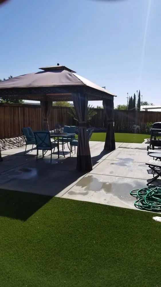 Expert garden landscaping with custom design across Apple Valley, CA - Mojave Curb and Turf