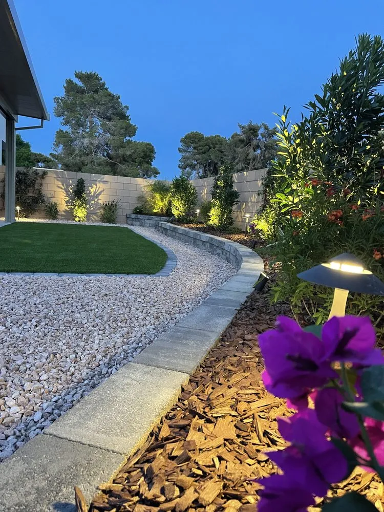 Reliable landscape design for residential properties in Las Vegas, NV by Mojave Land Maintenance