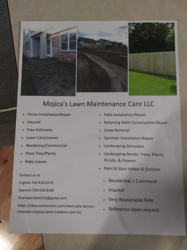 Affordable landscape design near you across Denver, CO - Mojica's Lawn Maintenance Care