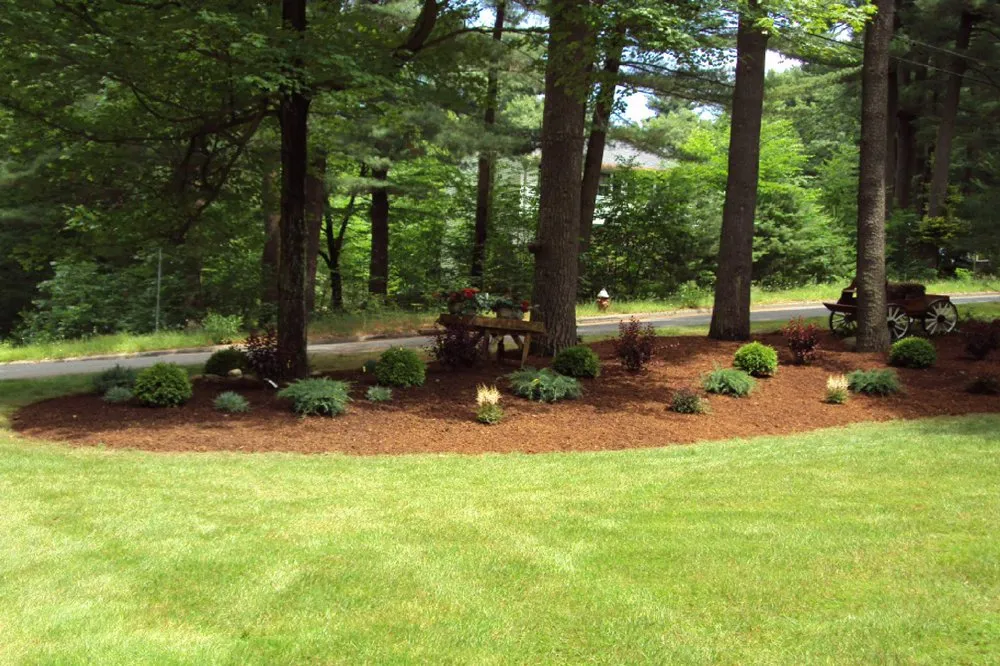 Affordable garden landscaping with custom design in Monroe, NC by Molina Landscaping