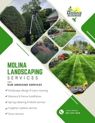 Molina Landscaping Service Logo