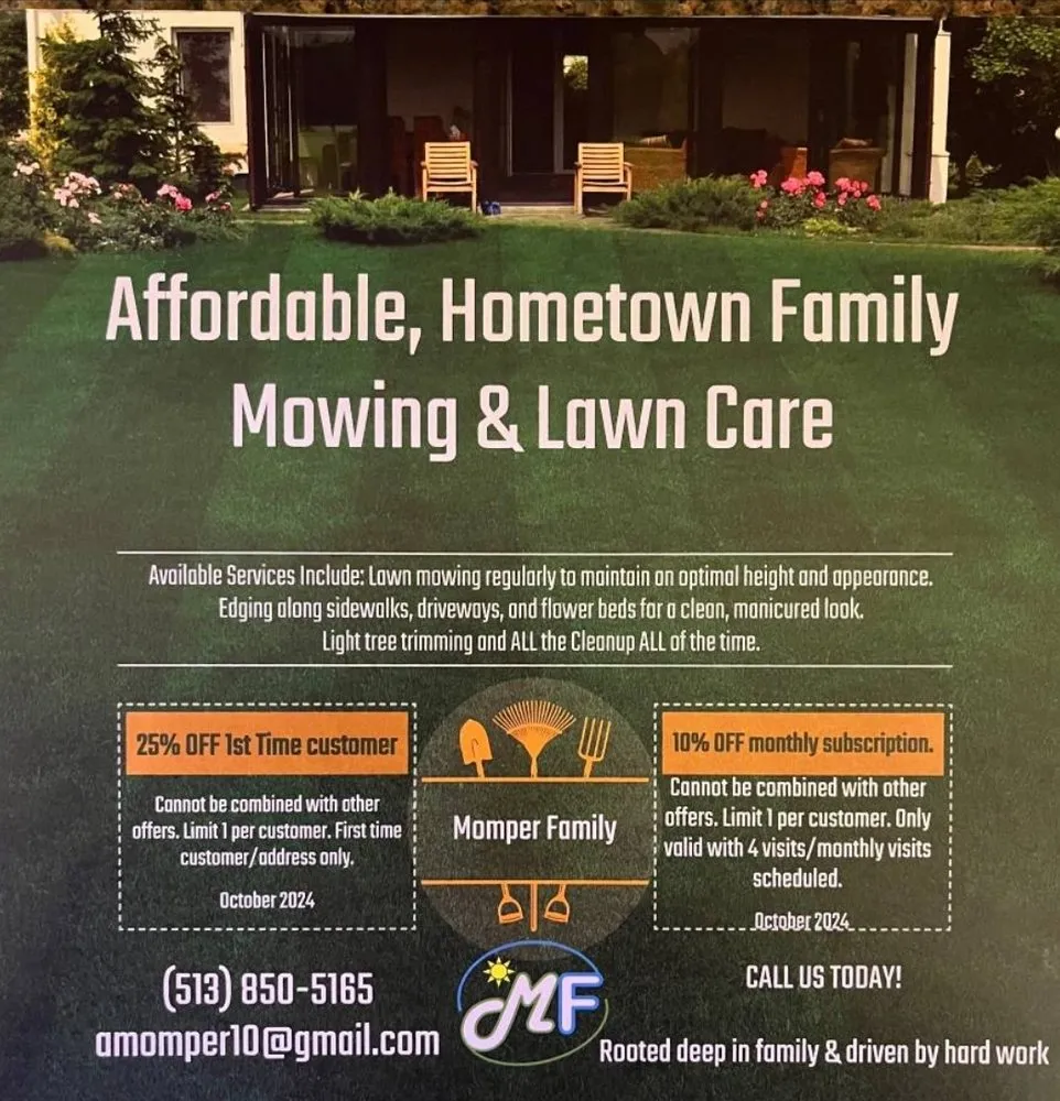 Trusted lawn care service experts serving Peebles, OH - Momper Family Service