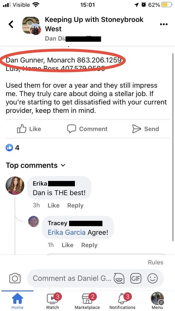 Expert residential landscaping in Clermont, FL by Monarch Landscaping