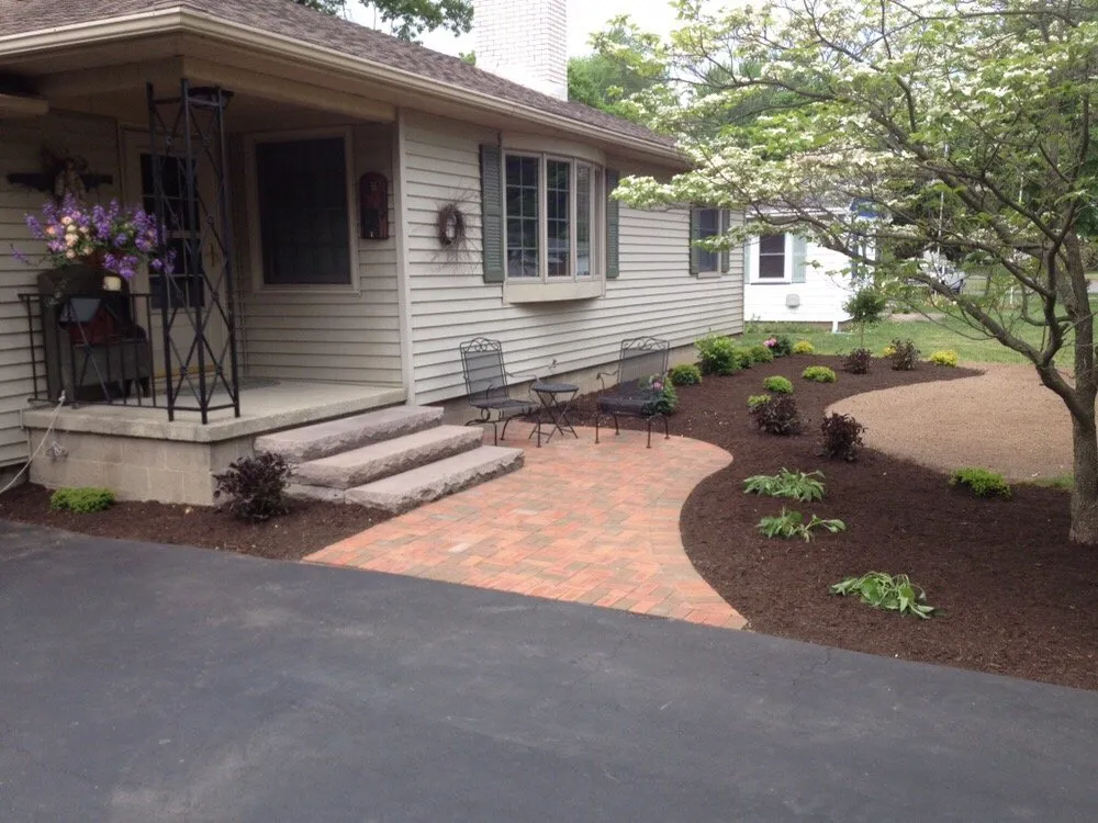 Affordable residential landscaping in Brockport, NY by Monarch Lawn & Landscape