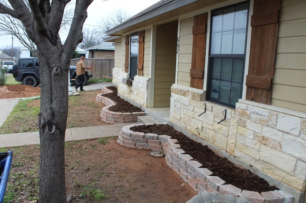 Local outdoor landscaping for beautiful yards in Sherman, TX by Monarch Tree & Landscaping Service