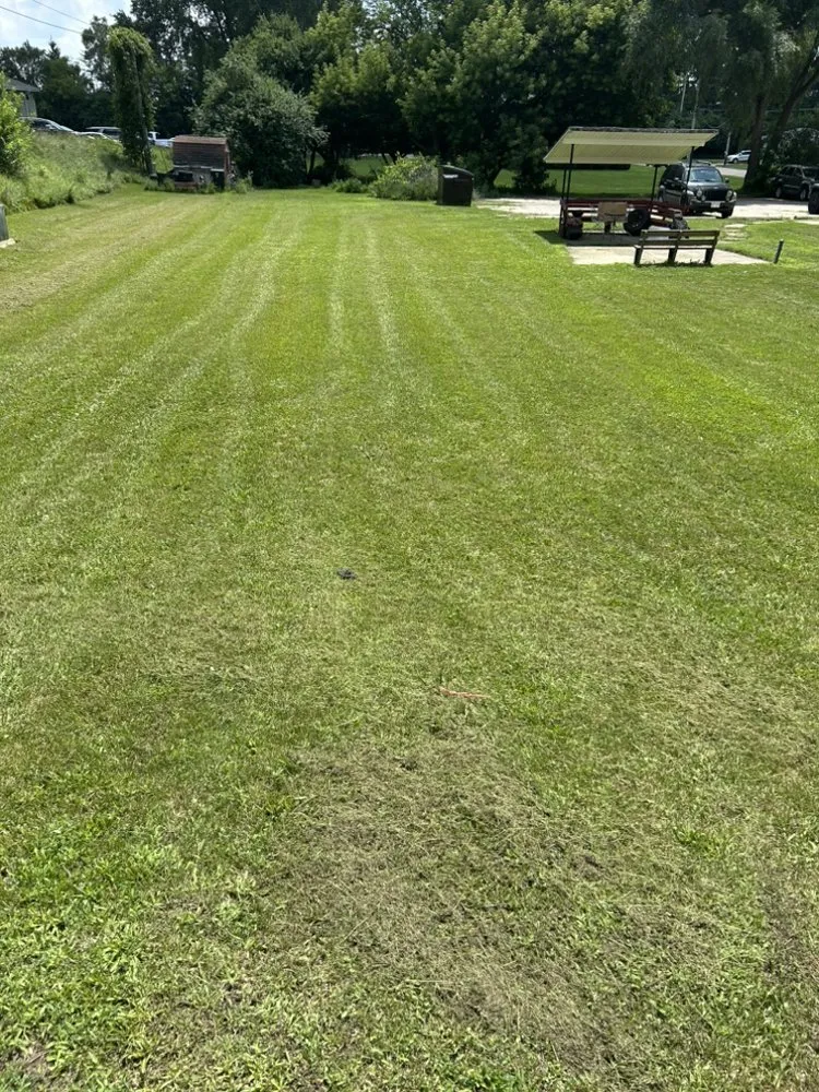 Expert lawn mowing service for residential properties in Burlington, WI by Mondragon's Landscaping Service
