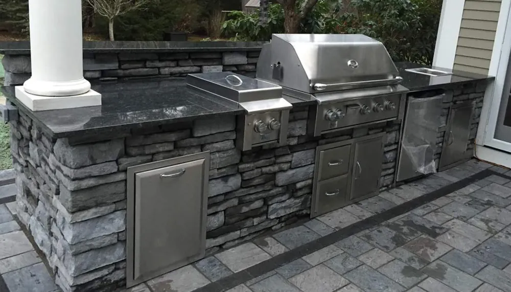 Affordable landscape installation in Marlborough, MA by Monge Landscaping and Construction