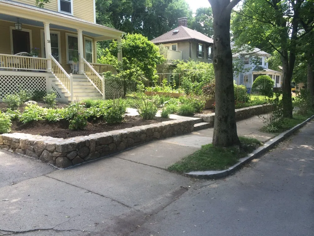 Expert outdoor landscaping in Plainville, MA by Moniz Landscaping