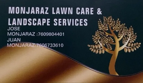 Monjaraz Lawn Care & Landscaping Design Logo