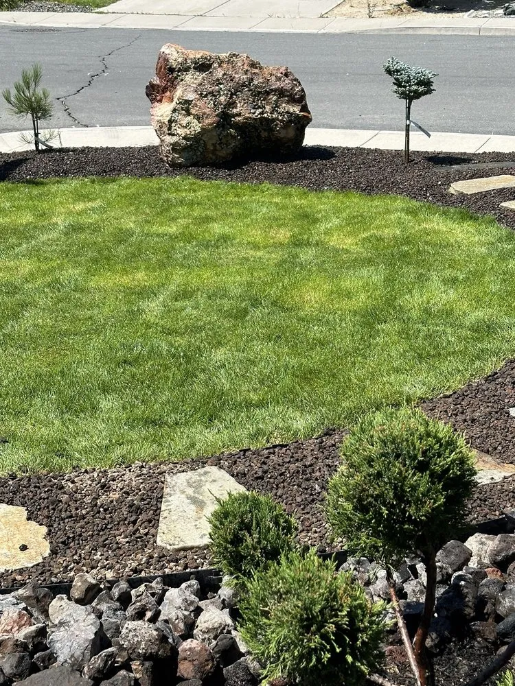 Custom landscape installation for residential properties across Reno, NV - Monjas Landscaping