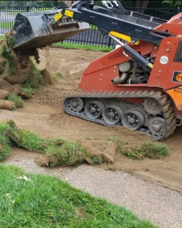 Custom landscape installation in Hazlet, NJ - Monmouth Sod