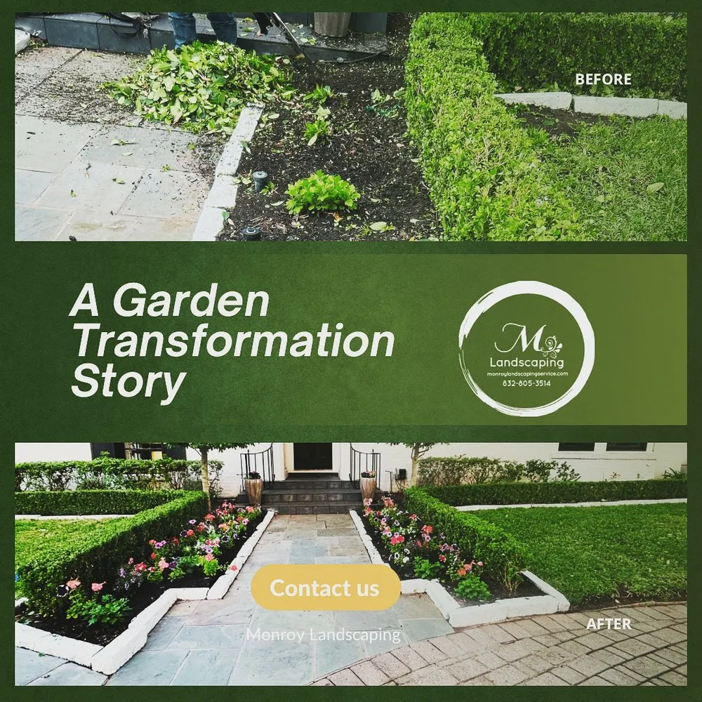 Local outdoor landscaping for homes in Houston, TX by Monroy Landscaping