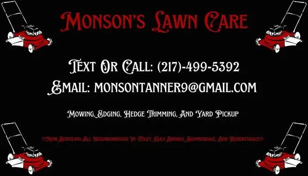 Monson’s Lawn Care Logo