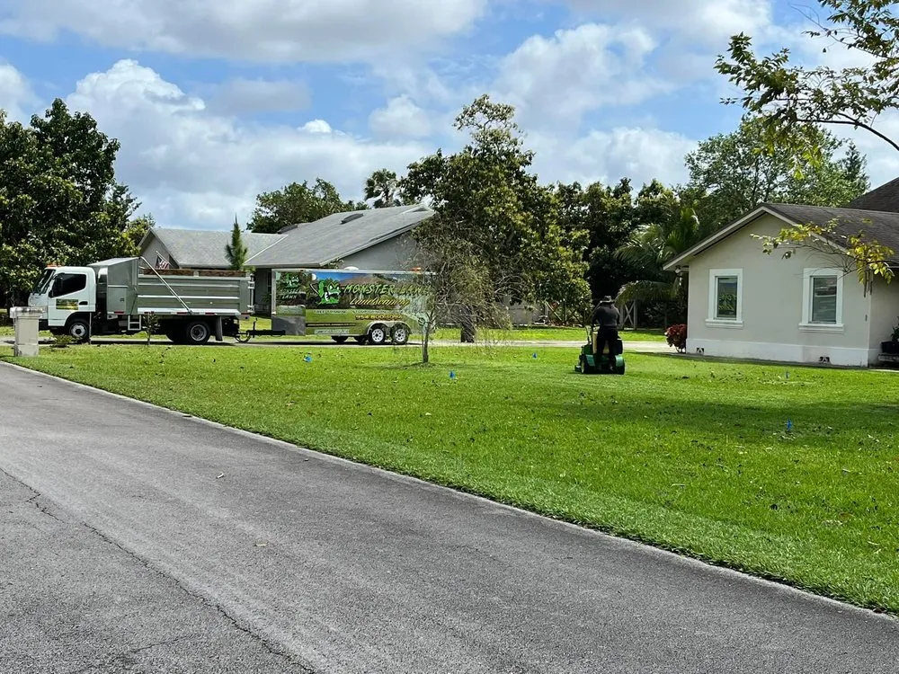 Local landscape installation for homes across Cutler Bay, FL - Monster Lawn Service