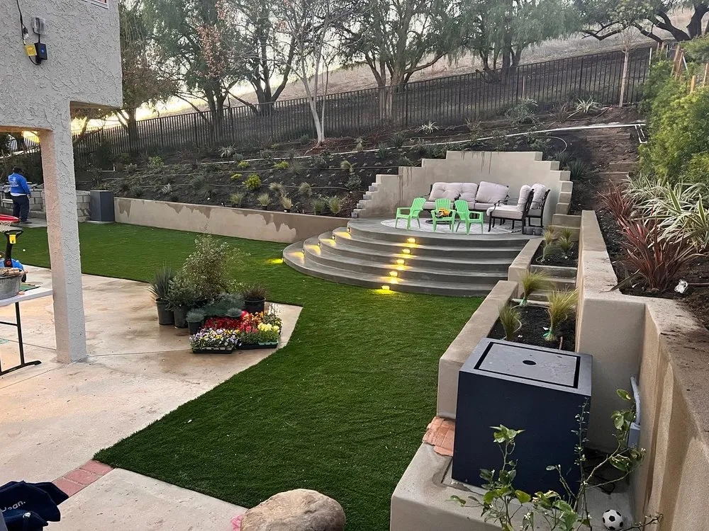 Professional lawn mowing service in Lancaster, CA by Montano Landscaping