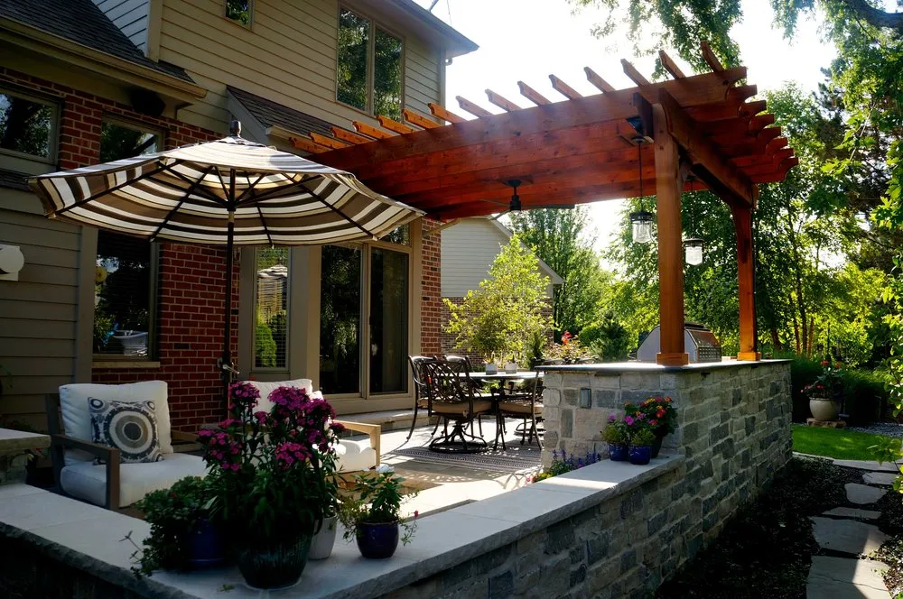Expert landscape design in Naperville, IL by Montanos Landscaping