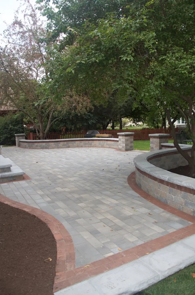 Professional landscape design with custom design in Naperville, IL by Montanos Landscaping