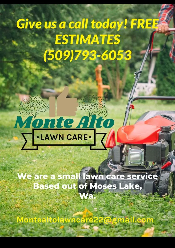 Trusted yard maintenance near you across Moses Lake, WA - Monte Alto Lawn Care
